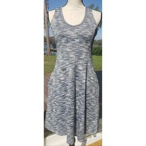 NWT MPG Sport Mondetta Performance Gear Travel Dress Gray/Purple Sz Sm w/Pockets